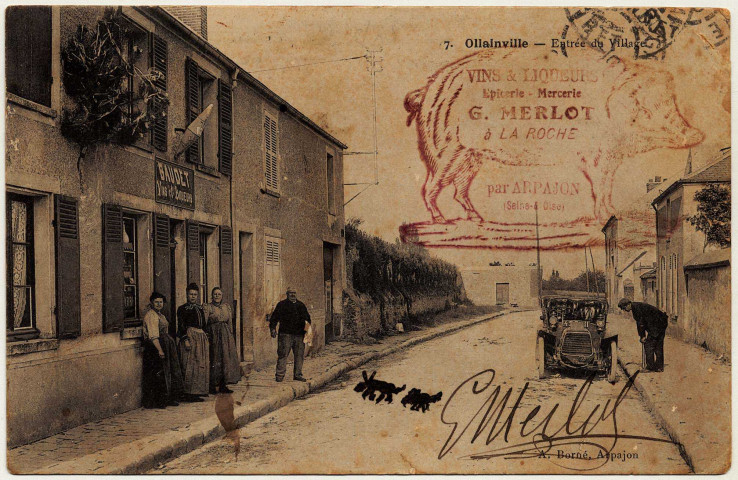 Ollainville : cartes postales (1904-1927) 