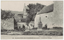 SAINT-SULPICE-DE-FAVIERES. - Croix de village [Editeur Allorge]. 