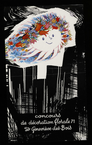 SAINTE-GENEVIEVE-DES-BOIS.- Concours de décoration florale, 1971. 