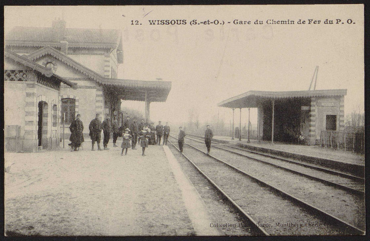 WISSOUS.- La gare du chemin de fer Paris-Orléans [1904-1915].