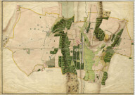 ORSAY. - Plans d'intendance. Plan, Dim. 80 x 60 cm, [fin XVIIIe siècle]. 