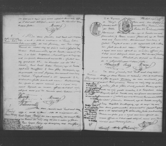 CORBEIL. Naissances : registre d'état civil (1872). 