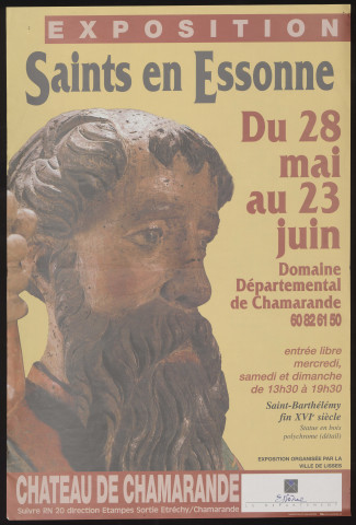 CHAMARANDE. - Exposition : Saints en Essonne, Domaine départemental, 28 mai-23 juin 1996. 