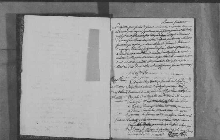 ORVEAU. Paroisse Saint-Germain : Baptêmes, mariages, sépultures : registre paroissial (1766-1789). 