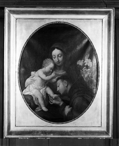 tableau : Vierge à l'Enfant au lys