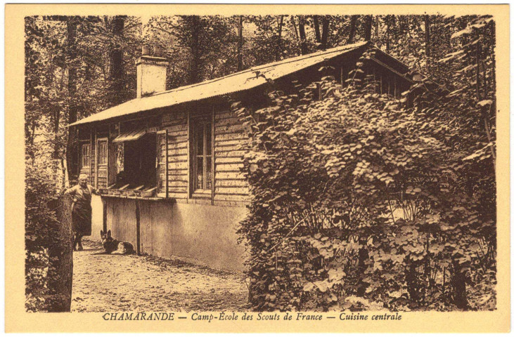 Chamarande, camp-école des Scouts de France : cartes postales [1930]