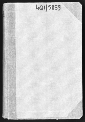 Conservation des hypothèques de CORBEIL. - Répertoire des formalités hypothécaires, volume n° 452 : A-Z (registre ouvert vers 1920). 