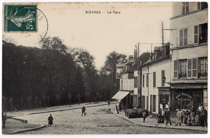 BIEVRES. - Le parc, Caillot, 1907, 5 c, ad. 
