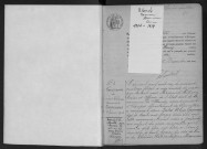 BLANDY.- Naissances, mariages, décès : registre d'état civil (1906-1919). 