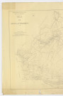 Fonds de plan topographique de SAULX-LES-CHARTREUX dressé et dessiné par M. COLIN, topographe, 1943. Ech. 1/5 000. N et B. Dim. 0,92 x 1,00. 