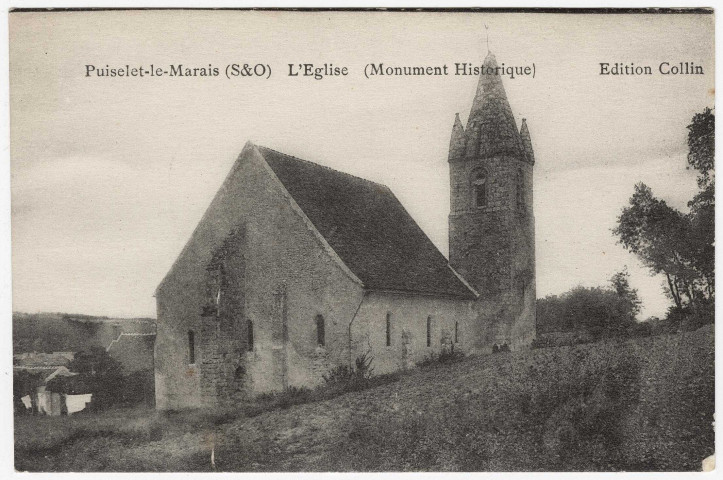 PUISELET-LE-MARAIS. - L'église [Editeur Collin, collection Rameau]. 