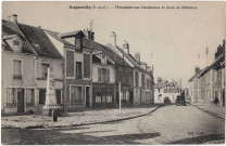 ANGERVILLE. - Monuments aux gendarmes et route de Pithiviers, Filippi, 1935, 10 lignes. 
