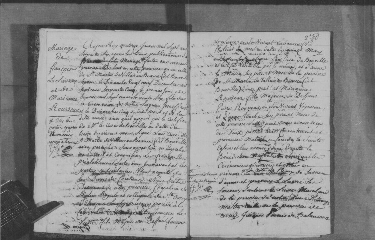 ORVEAU. Paroisse Saint-Germain : Baptêmes, mariages, sépultures : registre paroissial (1766-1789). 
