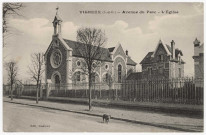 VIGNEUX-SUR-SEINE. - Avenue du Parc. L'église [Editeur Guéleux]. 