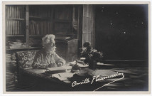 JUVISY-SUR-ORGE. - Camille Flammarion à son bureau. 