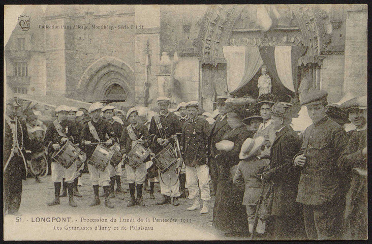 LONGPONT-SUR-ORGE. - Procession du lundi de la Pentecôte, 1913.
