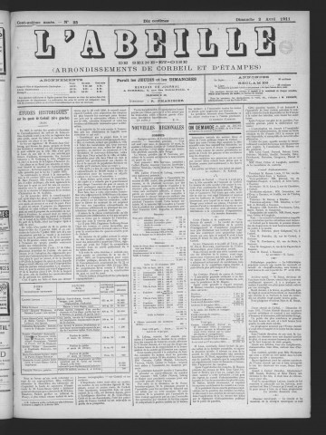 n° 25 (2 avril 1911)
