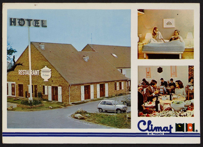 ULIS (LES).- Hôtel restaurant Climat de France dans la Z. I. de Courtaboeuf [1977-1985].