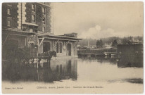 CORBEIL-ESSONNES. - Corbeil - Corbeil inondé, janvier 1910 - Intérieur des grands moulins. Editeur Xémard, 1914. 