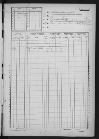 SAINT-GERMAIN-LES-ARPAJON. - Matrice des propriétés non bâties : folios 1 à 500 [cadastre rénové en 1942]. 
