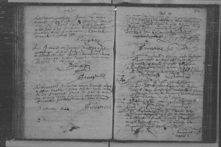 DOURDAN, paroisse Saint-Germain. - Registres paroissiaux [1644-1697 ; conservés aux Archives municipales de Dourdan]. 