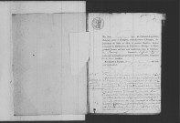 BOURAY-SUR-JUINE. Naissances, mariages, décès : registre d'état civil (1833-1846). 