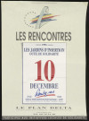 EVRY. - Les rencontres : les jardins d'insertion, outil de solidarité, le plan delta, Espace rencontre du Bois Sauvage, 10 décembre 1994. 
