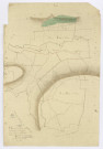 BURES-SUR-YVETTE. - Plan d'assemblage, ech. 1/5000, coul., aquarelle, papier, 98x59 (sd). 
