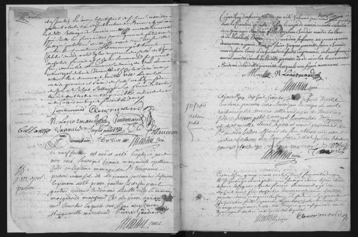 FERTE-ALAIS (LA). - Registres paroissiaux. - Registre des baptêmes, mariages et sépultures (1772 - 1781). 