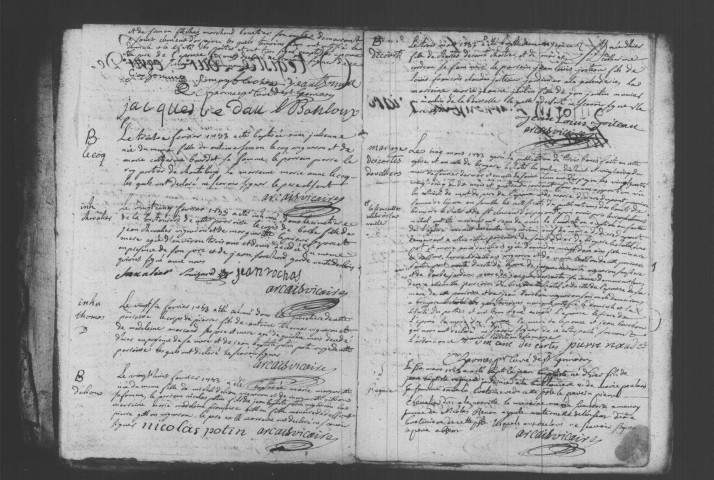 SAINT-GERMAIN-LES-ARPAJON. Paroisse Saint-Germain : Baptêmes, mariages, sépultures : registre paroissial (1753-1766). 