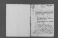 CORBREUSE. Naissances, mariages, décès : registre d'état civil (1817-1825). 