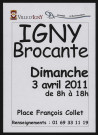 IGNY.- Brocante, Place François Collet, 3 avril 2011. 