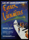 COURCOURONNES.- Spectacle son et lumière : Eaux et lumières, Lac de Courcouronnes, 12 juin-14 juin 1987. 