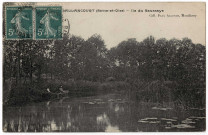 BALLANCOURT-SUR-ESSONNE. - L'Ile du Saussay, Paul Allorge, 1911, 12 lignes, 10 c, ad. 
