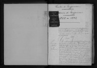 LONGJUMEAU. Naissances, mariages, décès : registre d'état civil (1888-1892). 