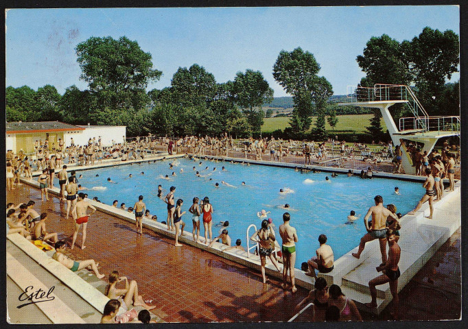 Dourdan .- La piscine (7 septembre 1985). 