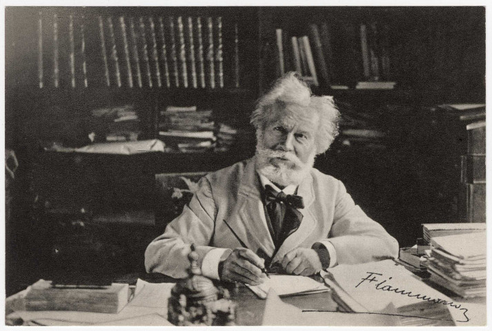 JUVISY-SUR-ORGE. - Camille Flammarion (1842-1925), fondateur de l'observatoire de Juvisy et de la Société Astronomique de France. 