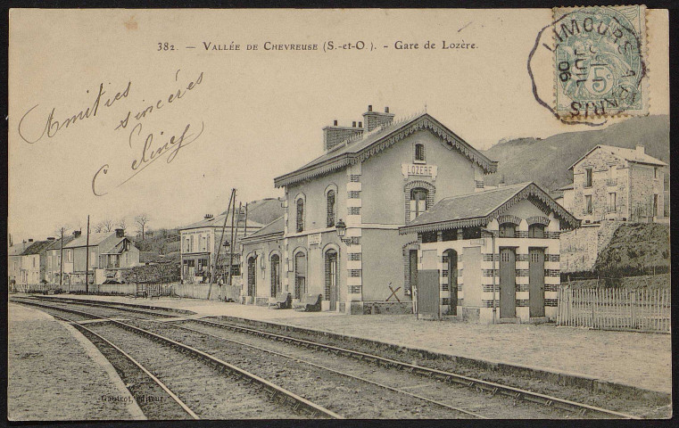 Palaiseau.- Vallée de Chevreuse - Gare de Lozère. 