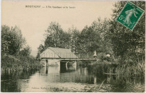 BOUTIGNY-SUR-ESSONNE. - L'île Isambart et le lavoir, Duflot, 1903, 5 mots, 5 c, ad. 