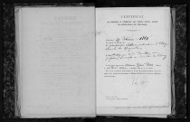 GUIGNEVILLE-SUR-ESSONNE. Naissances, mariages, décès : registre d'état civil (1861-1875). 