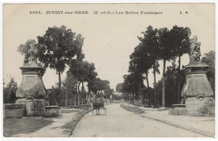 JUVISY-SUR-ORGE. - Les Belles-Fontaines. EM, 27 lignes. 