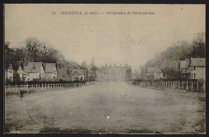 Draveil.- Perspective de Paris-Jardin. 