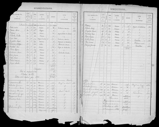 DRAVEIL. - Matrice des propriétés bâties : cases 1 à 461 [cadastre rénové en 1967]. 
