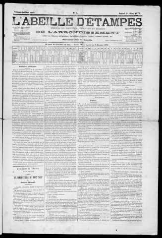 n° 9 (1er mars 1879)