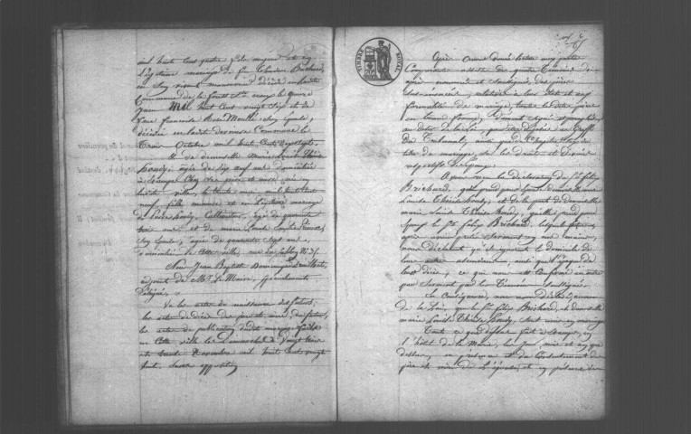 ETAMPES. Mariages : registre d'état civil (1829). 