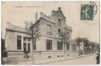 CORBEIL-ESSONNES. - L'hôtel des postes, HS, 1918, 4 mots, 5 c, ad. 
