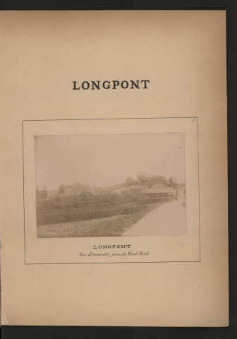 LONGPONT-SUR-ORGE. - Monographie communale [1899] : 9 bandes, 42 vues. 