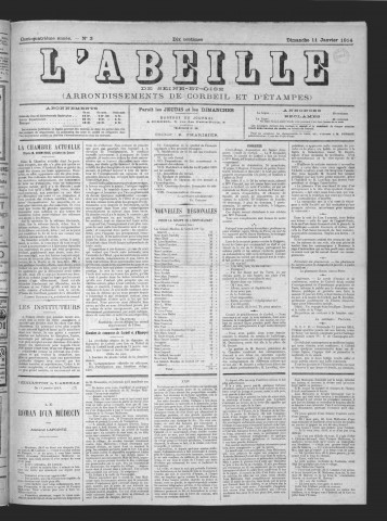 n° 3 (11 janvier 1914)