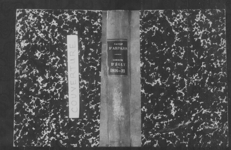 EGLY. Naissances, mariages, décès : registre d'état civil (1816-1832). 