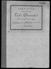 FONTAINE-LA-RIVIERE. Tables décennales (1792-1902). 